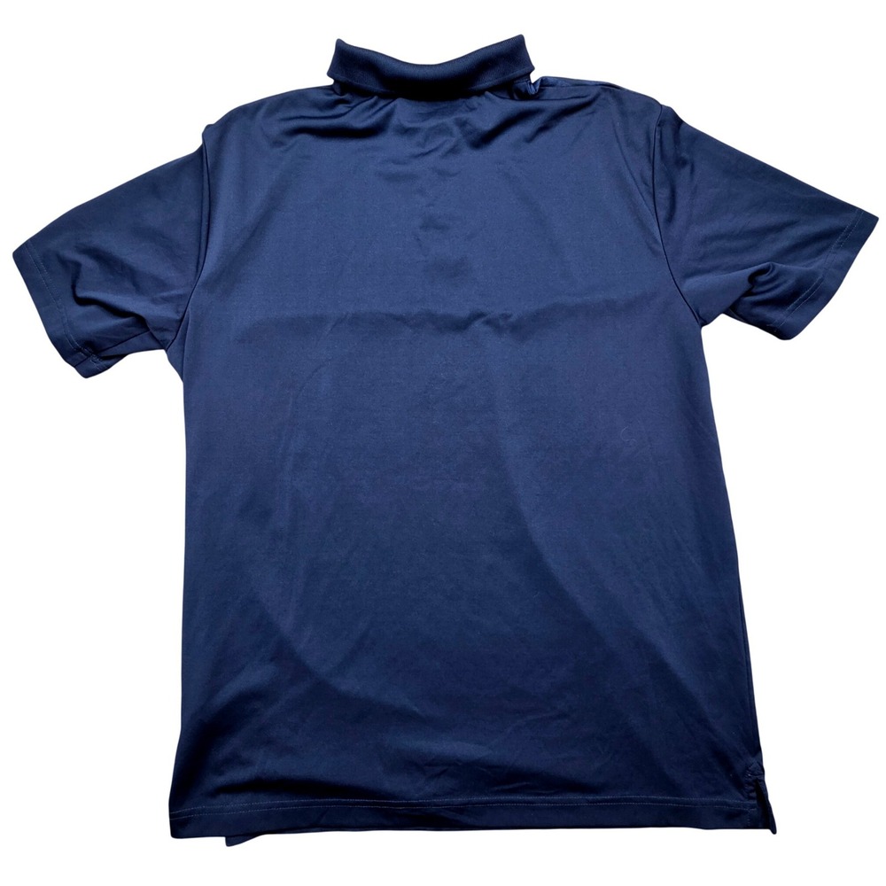 Callaway Mens Opti-Dri Golf Polo Shirt Navy Blue Striped Short Sleeve Size M - Picture 6 of 11